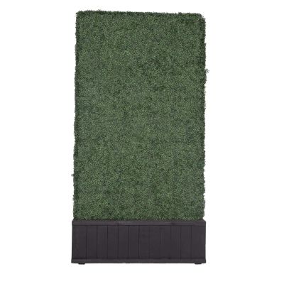 Image of Fire Retardant Double Sided Green Hedge 4'x8'